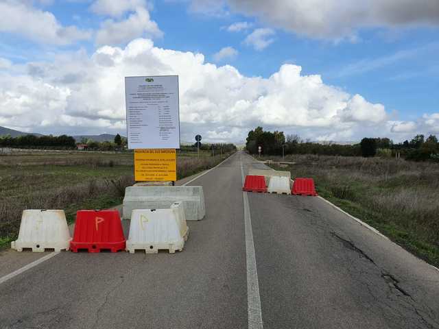 Lavori di messa in sicurezza e recupero funzionale della S.P.  62. Chiusura al traffico nella tratta tra il comune di San Gavino Monreale e il comune di Sardara
